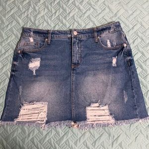 Denim skirt